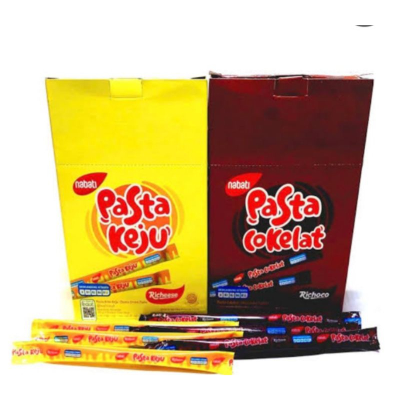 

NABATI PASTA COKELAT / KEJU 1 BOX ISI 30 PCS