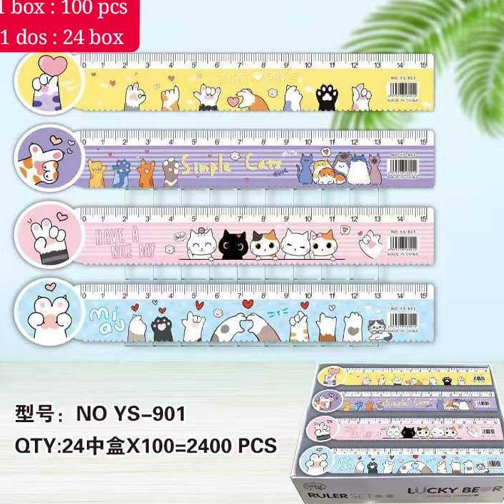 

Penggaris Plastik Tebal 15cm Garisan Plastik Tebal 15 cm Lucu Fancy