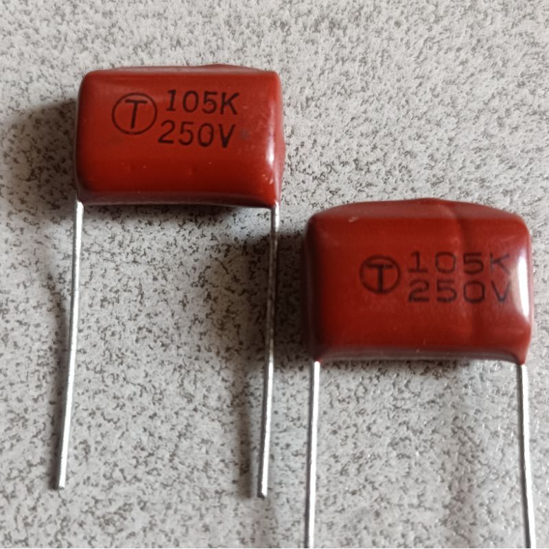 ( 10 PCS ) KAPASITOR MILAR 250V 105K