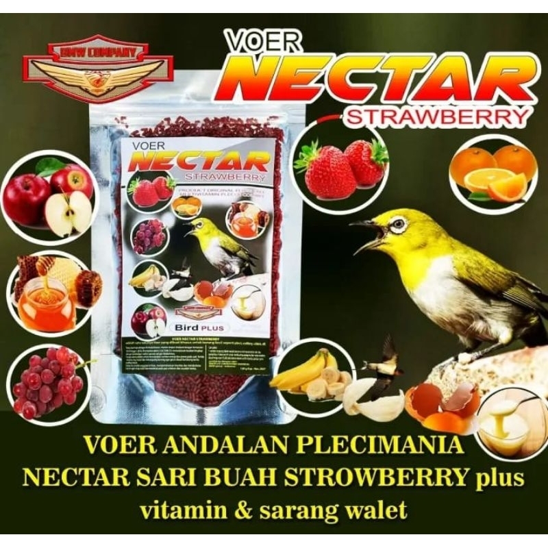 Voer Nectar Pakan Burung Pleci/pakan Pleci/Makanan Burung Pleci