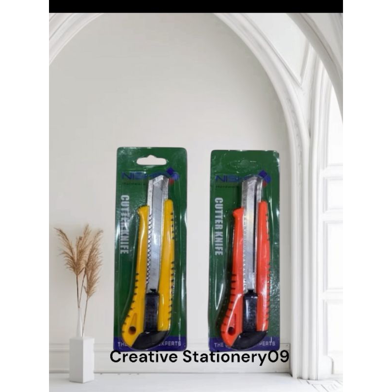 

Pisau Cutter Pres Besar Murah / Pisau Cutter Dorong Bagus Murah