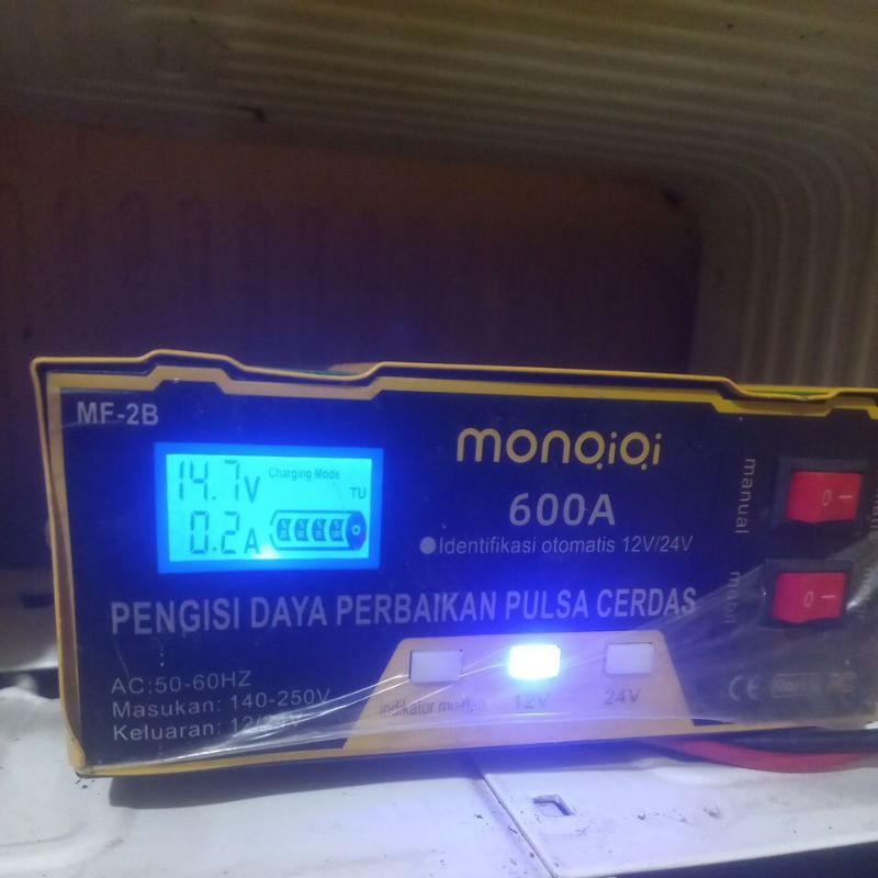 charger aki motor&mobil12v-24volt,otomatis