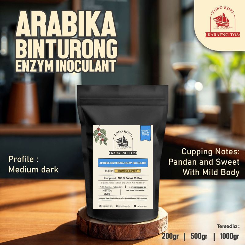 Arabica Binturong Enzym Inoculant 175gr