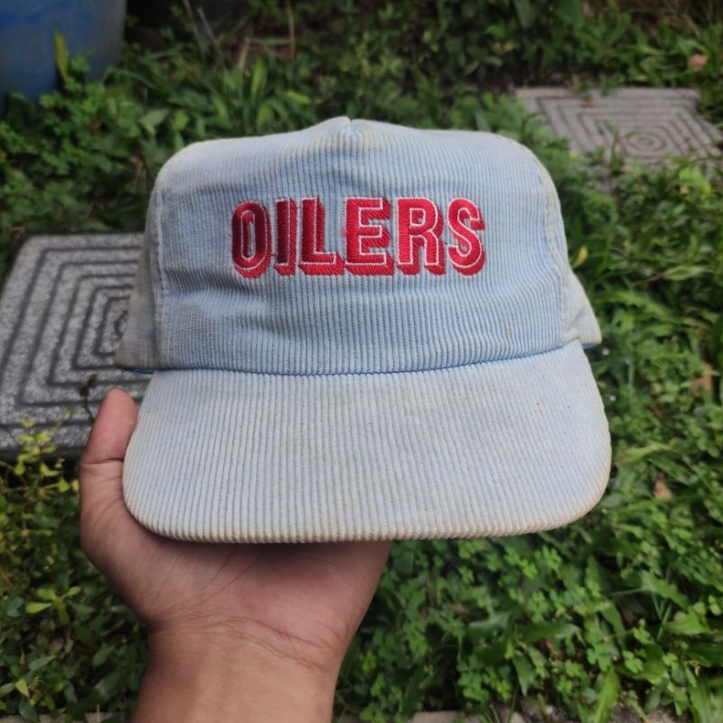 TOPI VINTAGE CORDUROY OILERS