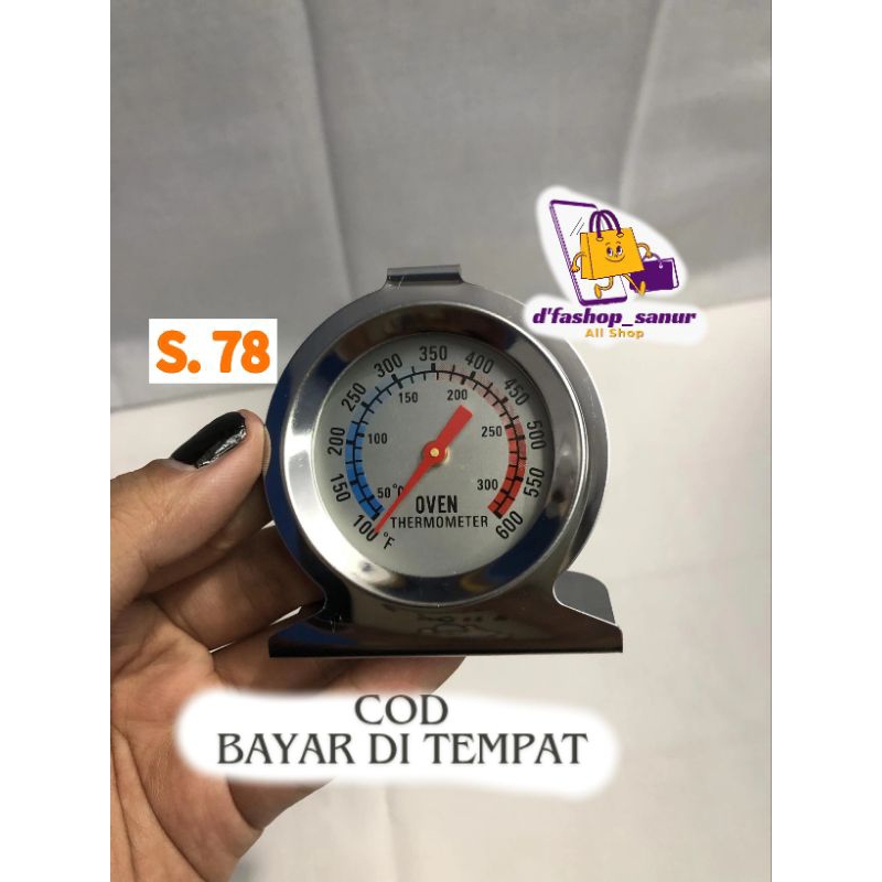 Termometer Oven Tangkring Oven Thermometer Kompor Hock Analog Baking