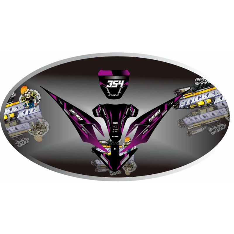 DECAL REVO FIT REVO FIT MODITLF CROOS