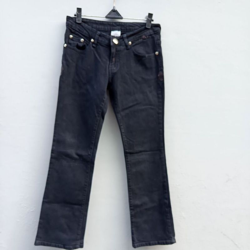 prelove celana panjang jeans hitam/celana panjang wanita