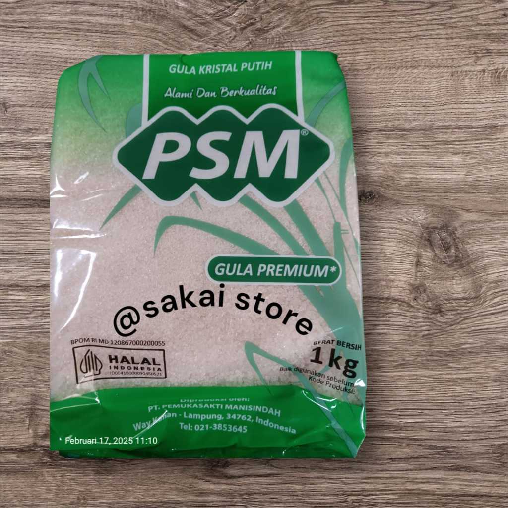 

Gula Kristal Premium merk PSM 1 Kg