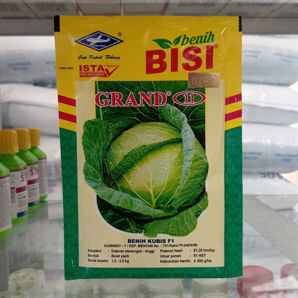 Benih Kubis F1 Hibrida Grand 11