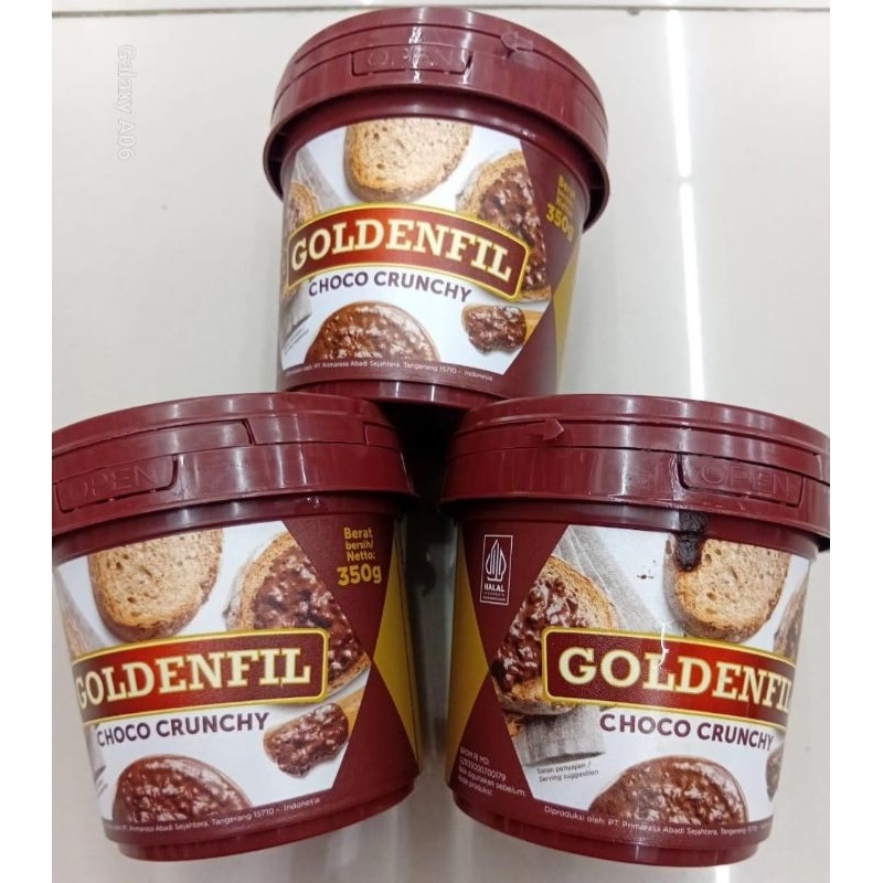 

Goldenfil selai choco crunchy 350gram