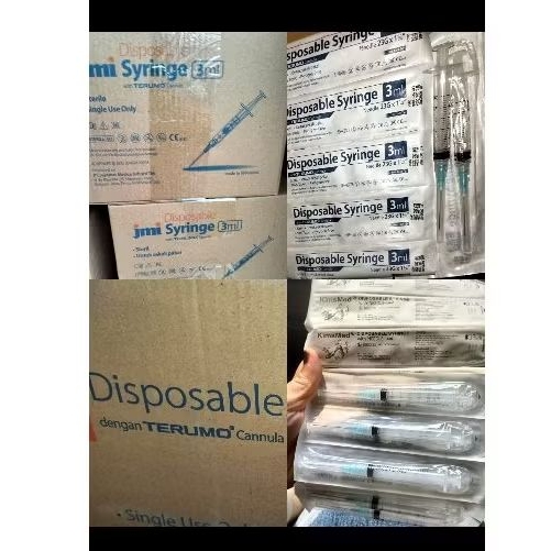 Syringe spuit Jmi with Terumo canula (harga murah di akun @firky) 1box isi 100bj ready siap kirim