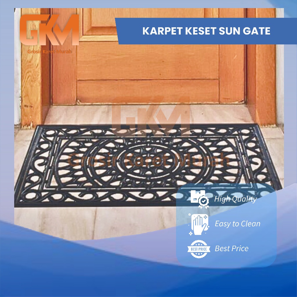 Karpet Karet Lantai Rumah Tangga Sun Gate 90 x 60
