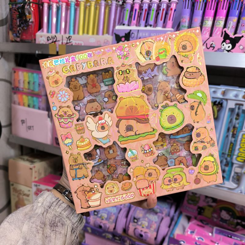

stiker cappybara isi 100