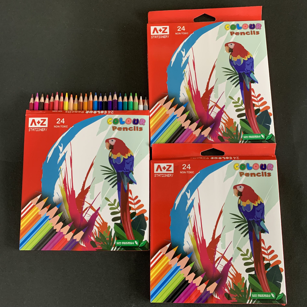 

Colour Pencils A+Z Pensil Warna Anak 12 & 24 Warna