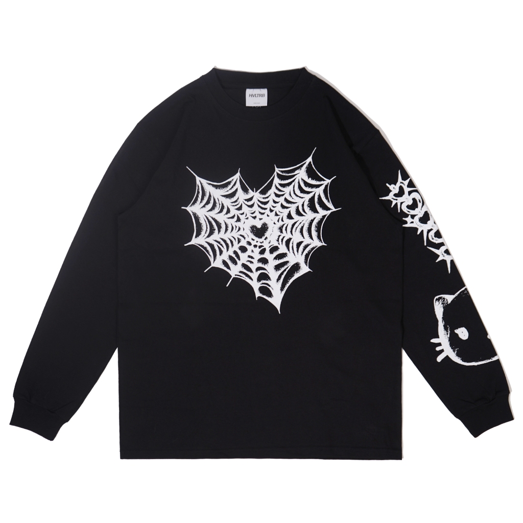 Longsleeve Spider Black - HEUVELTRIBE X IVANIA NABILA