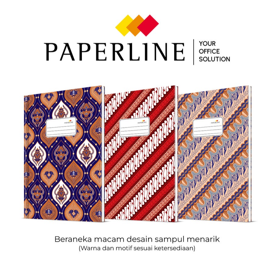 

Paperline Buku Folio Hard Cover Isi 300 Lembar