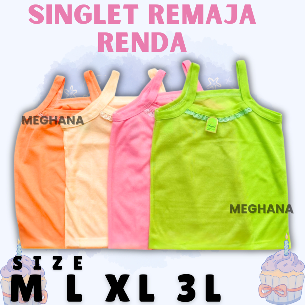 singlet renda wanita murah