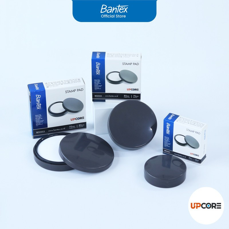 

Bantex Stamp Pad Bentuk Bulat / Bak Bantalan Stempel Tanpa Tinta ( BD255...)