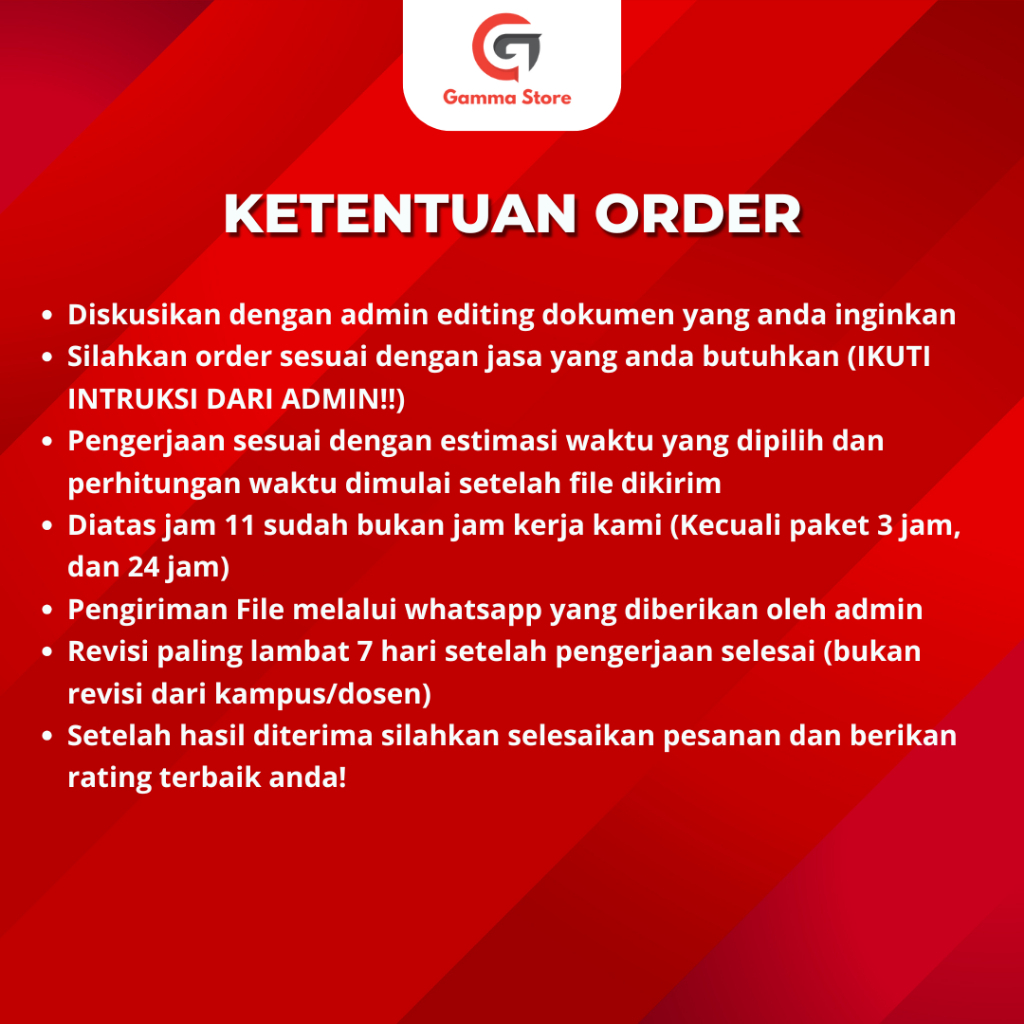 

JASA MERAPIHKAN MARGIN, NUMBERING, SPASI, FONT DLL