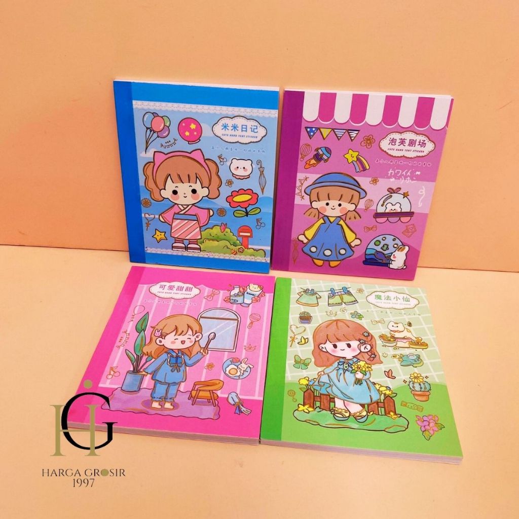 

BUKU STIKER kode KL-38 KREATIFITAS ANAK STICKER UKURAN A6 COD TERMURAH