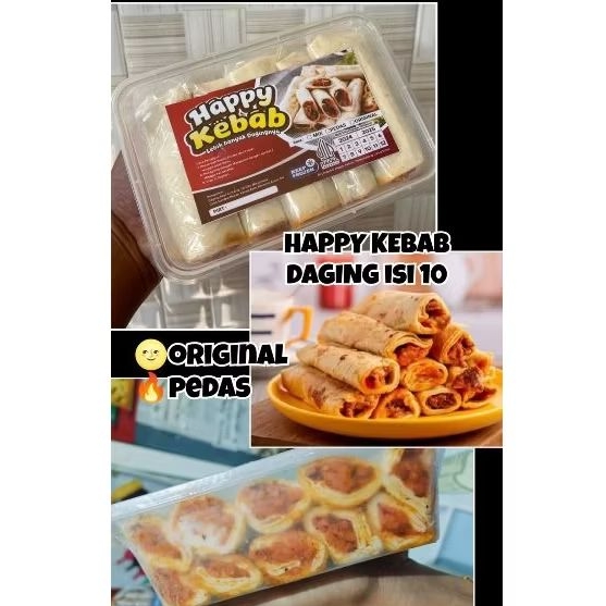 

KEBAB happy asli malang isi 10 pcs