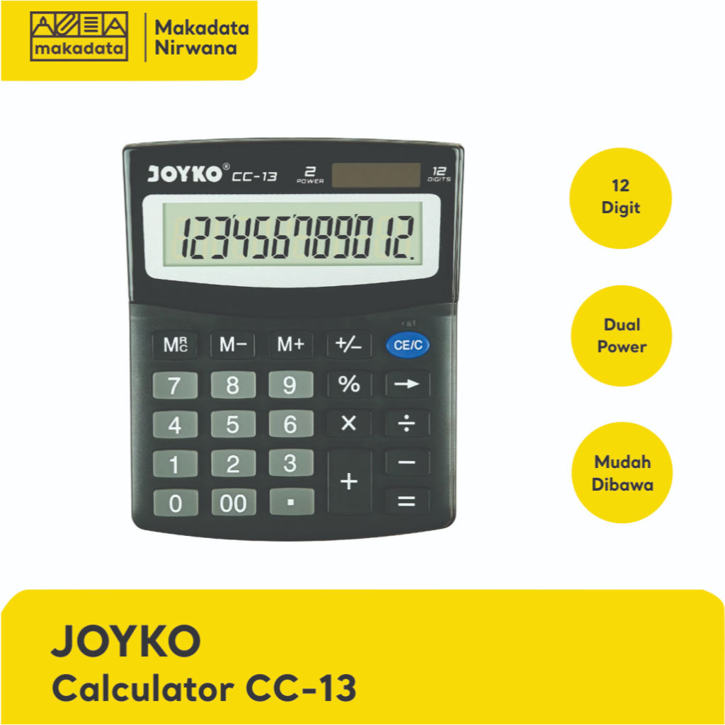 

JOYKO CALCULATOR/KALKULATOR CC-13 (1 PCS)