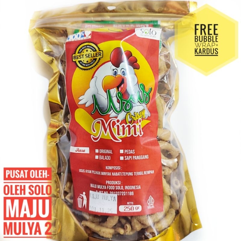 

Kripik Usus Crispy Mimi