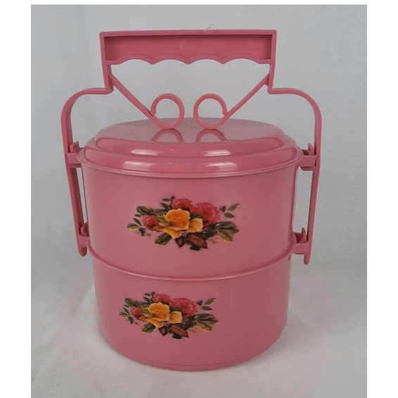 PROMO TERBARU Rantang Nasi / Rantang Plastik / Kotak Makan Susun / Kotak Makan / Rantang Susun 2 /