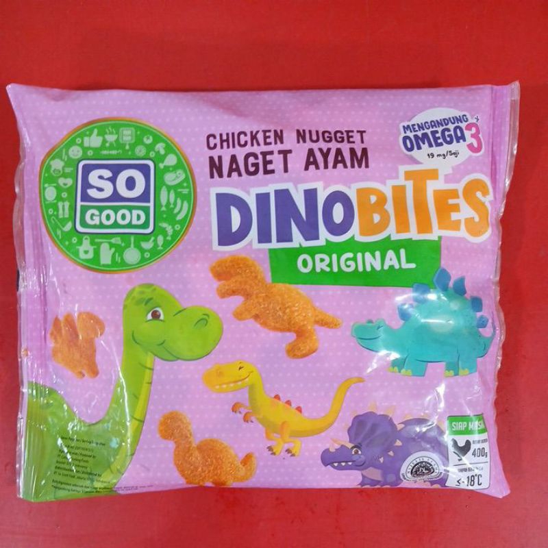 

SO GOOD nugget bentuk Dinobites 400gr