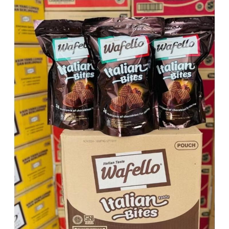 

wafello italian bites rasa coklat 1 bukus isi 24 pack