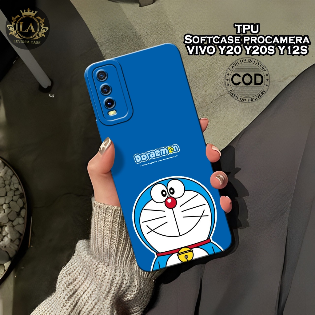 Case VIVO Y20/Y20S/Y12 Terbaru - Leviora Case - Fashion Case Doraemon - Softcase VIVO Y20/Y20S/Y12 -