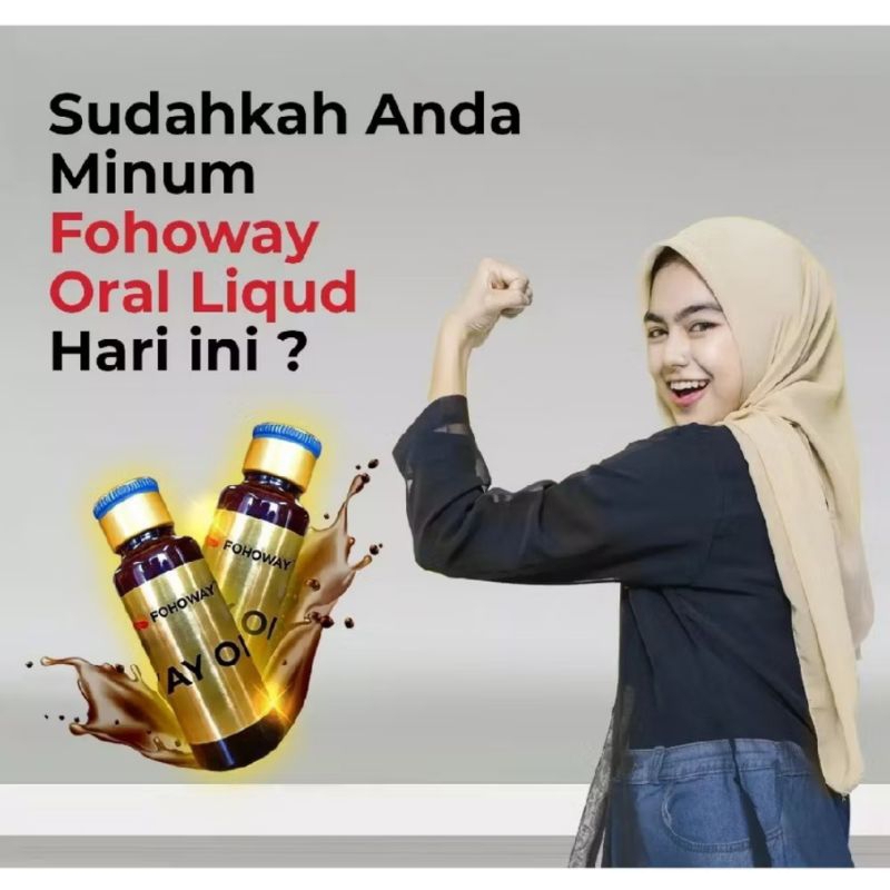 ORAL LIQUID ISI 6 BOTOL  DARI FOHOWAY