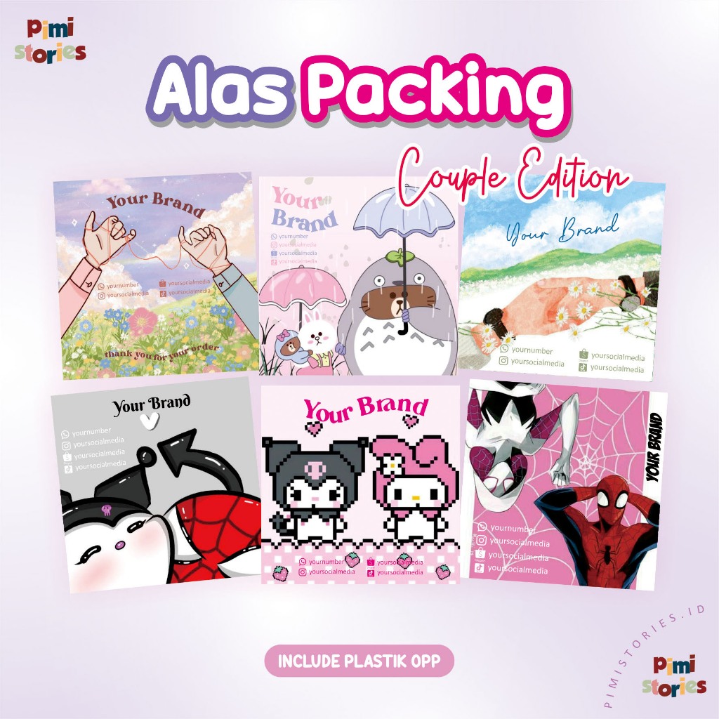 

[INCLUDE PLASTIK] ALAS PACKAGING ⚫ KERTAS PACKING FREEBIES ⚫ ACCESORIES ⚫ CINCIN GELANG ⚫ CUSTOM PACKAGING ⚫ ALAS PACKAGING ⚫ ALAS MINI GIFT E