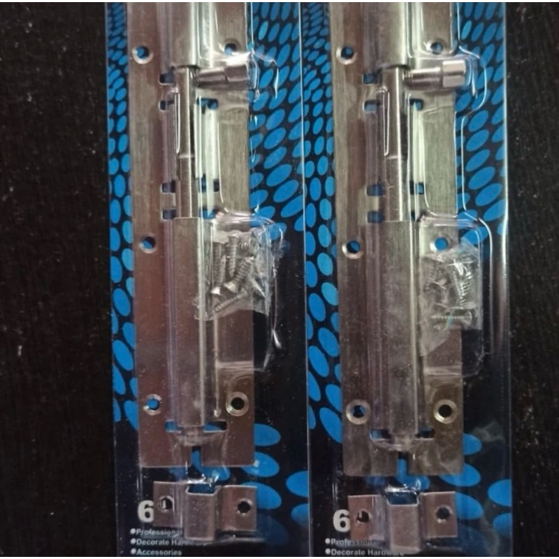 Grendel Pintu dan Jendela 6 Inch Slot Selot Stainless