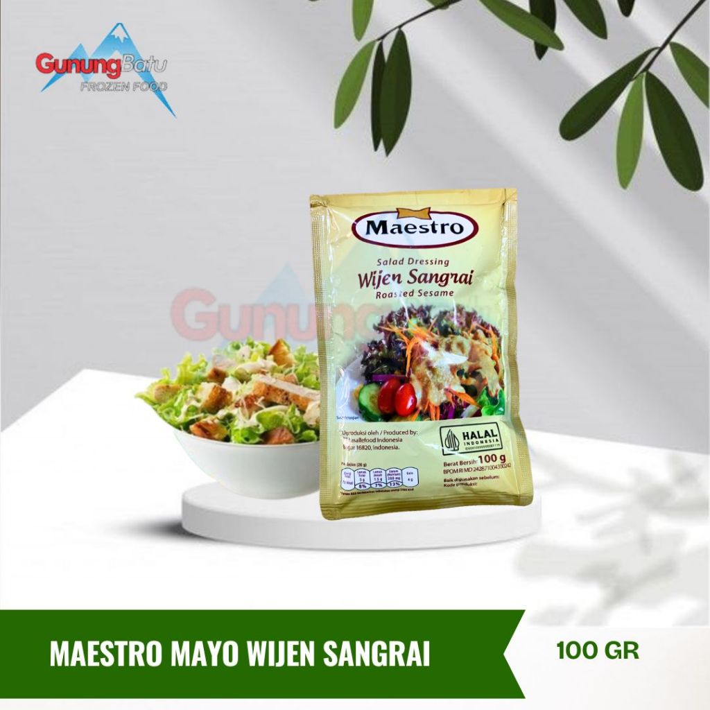 

MAESTRO SALAD DRESSING WIJEN SANGRAI 100GR