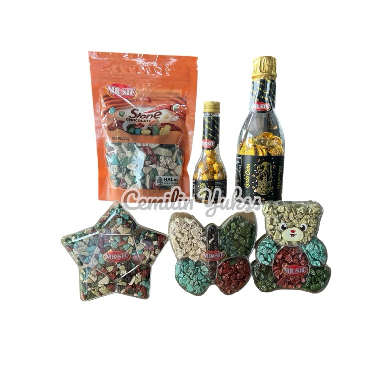 

RB MR.SIF Stone Chocolate Coklat Krikil Coklat Batu MR.SIF Merlion Coin Chocolate