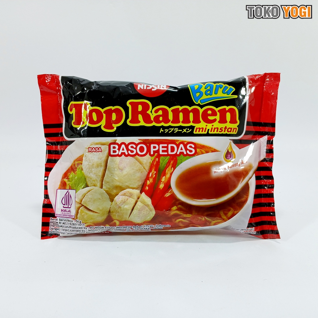 

NISSIN TOP RAMEN KUAH BASO PEDAS 55g