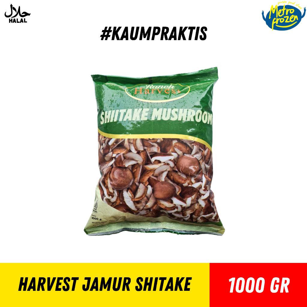 

HARVEST Jamur Shitake Slice 1kg //shitake musroom //jamur shitake bestseller