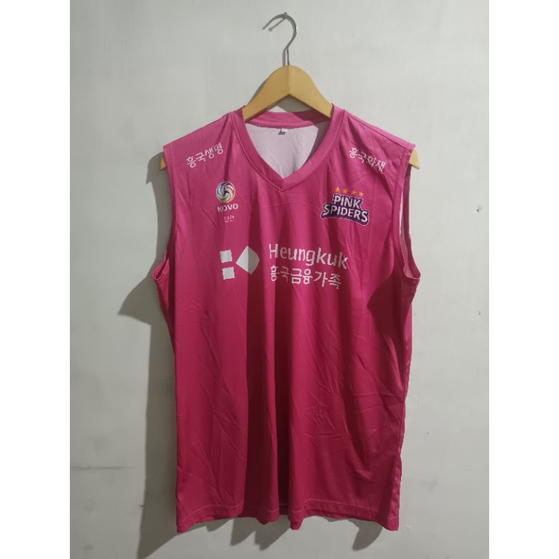jersey volly pink spiders