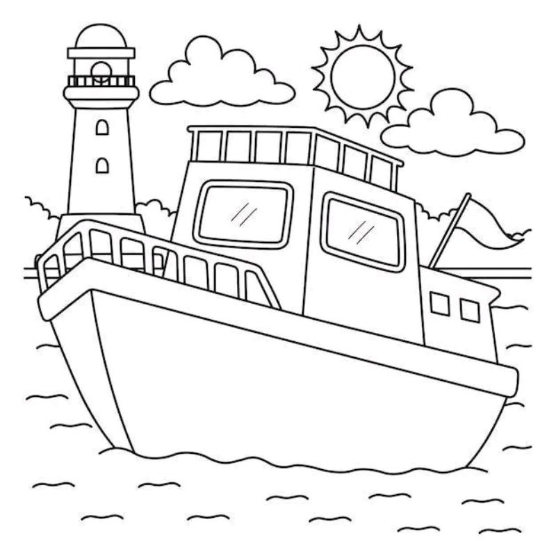 

Gambar mewarnai Kapal Laut