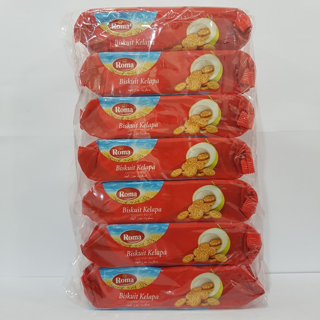 

Roma Biskuit Kelapa 300gr Isi 7 Bungkus/Snack/Camilan/Biscuit/Makanan Ringan/Biskuit/Kue Kering