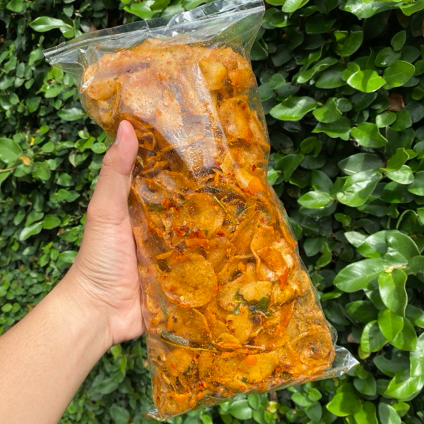 

moring pedas daun jeruk & moring gurih daun jeruk | moring cikruh | keripik moring | cimol kering