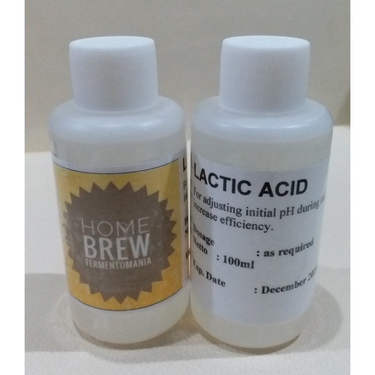 

Lactic acid 88% 100ml food grade