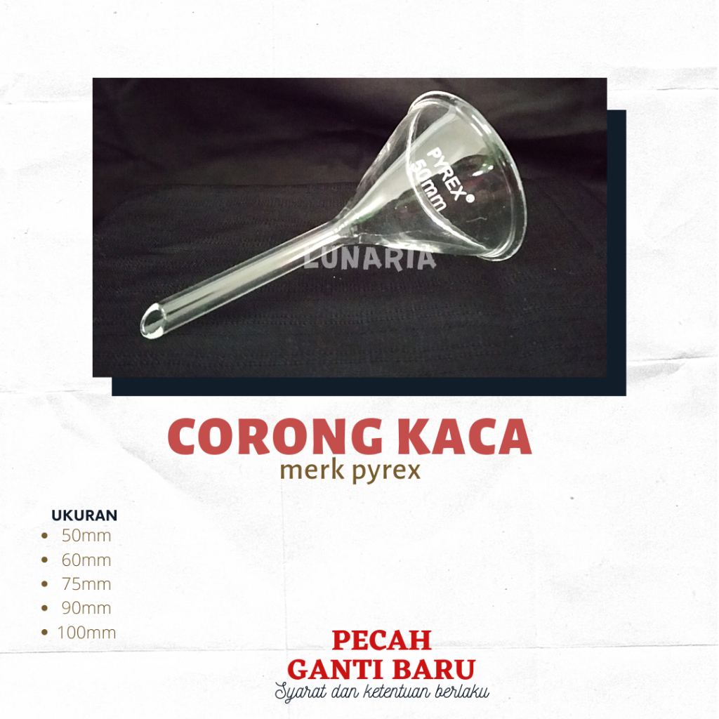 Corong Kaca Pyrex