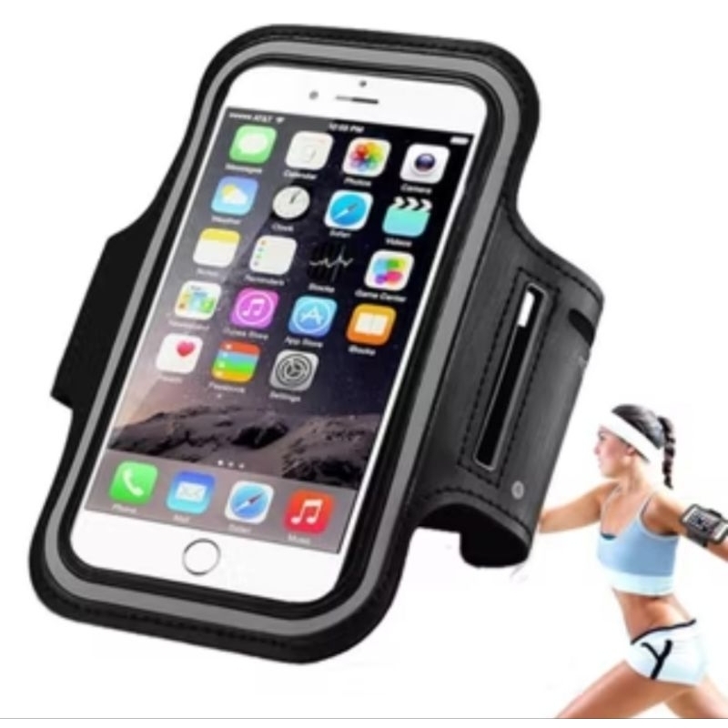 Tempat hp lengan untuk jogging arm case smartphone 6.7 inch sarung hp running