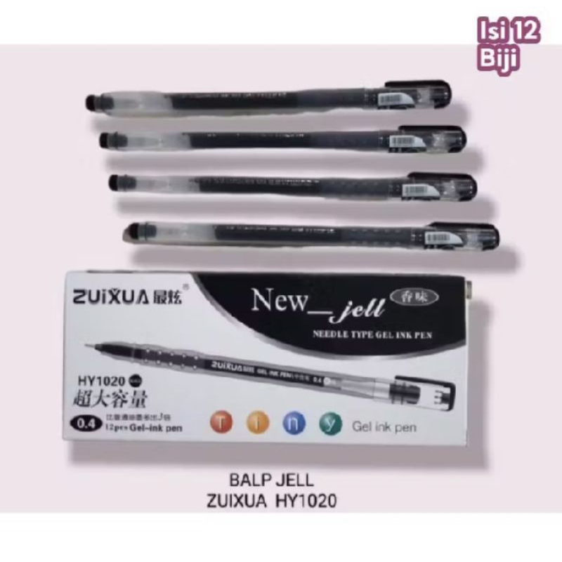 

BOLPEN GEL PEN PENA ZUI XUA 1020 ASLI (PER LUSIN)
