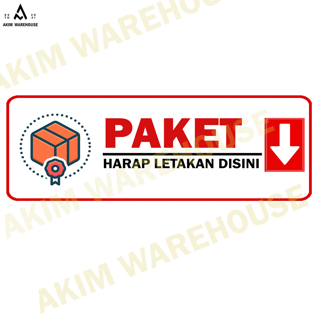 

Stiker Petunjuk Paket Letakan Disini