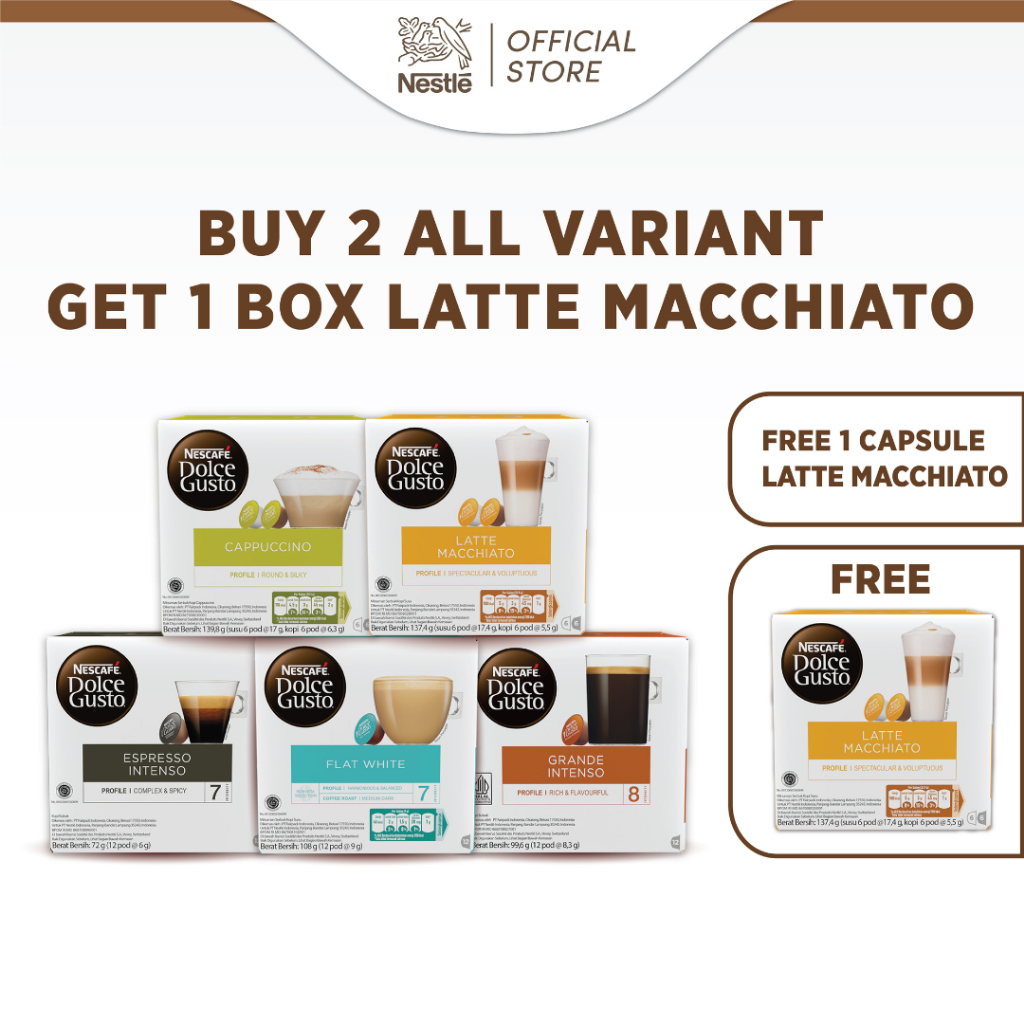 

[Buy 2 Get 1] All Variant 2 Box + Free 1 Box Latte Macchiato