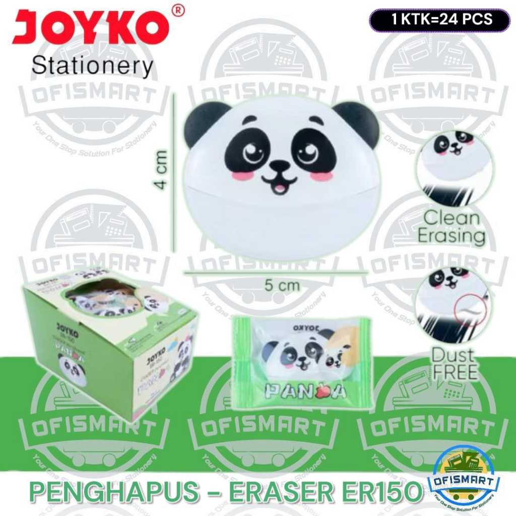 

Joyko Eraser Penghapus Pensil/Pulpen ER-150 | @ 1Ktk= 24 Pcs