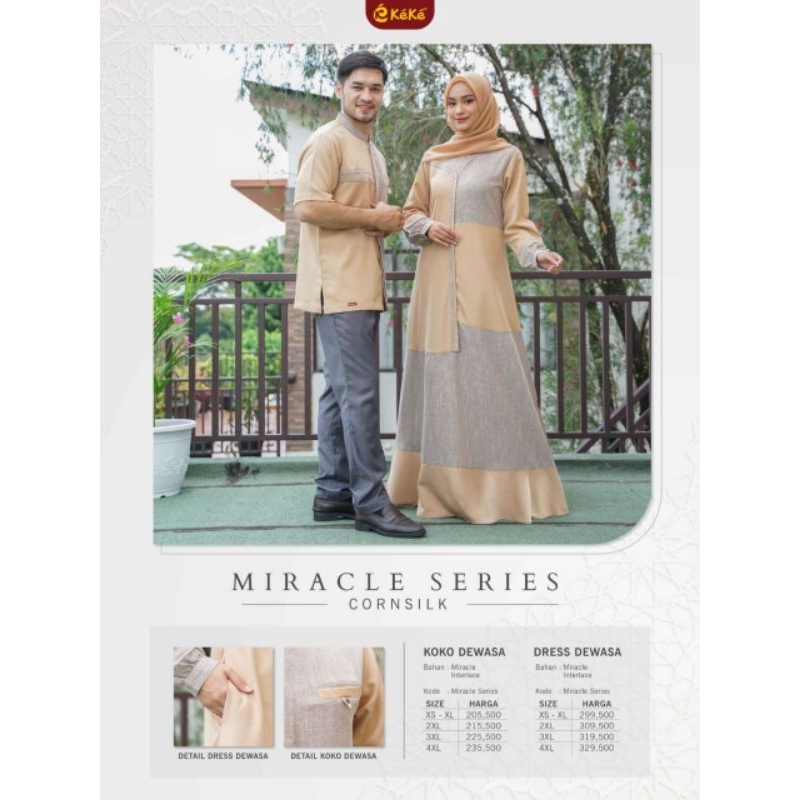 READY SIAP KIRIM | READY GD | HB - GDK SR MIRACLE SERIES BY KEKE | KOKO DEWASA | GAMIS DEWASA | GAMI